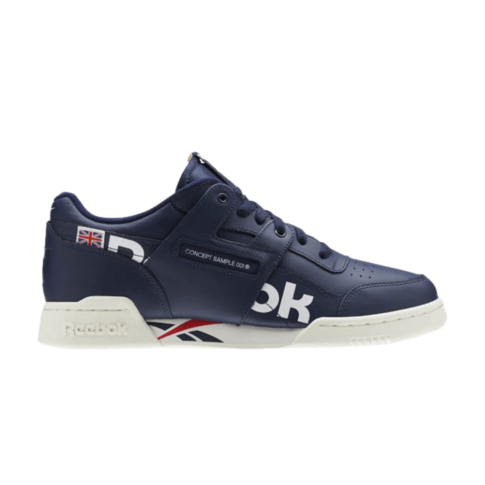reebok workout plus altered white navy