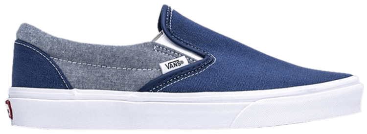 Vans chambray slip on 2025