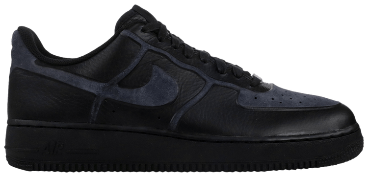 Nike Air Force 1 Low Premium‎ Skive Tech VT \'Black\' 537335-011 Size 11 2012 Nike Air Force 1 Premium Skive Tech VT Low Black for Sale  main image 3