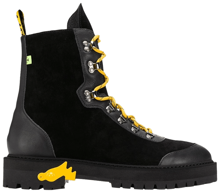 Buy Off-White Hiking Boot 'Black' - OMIA121E19D68002 1000 | GOAT