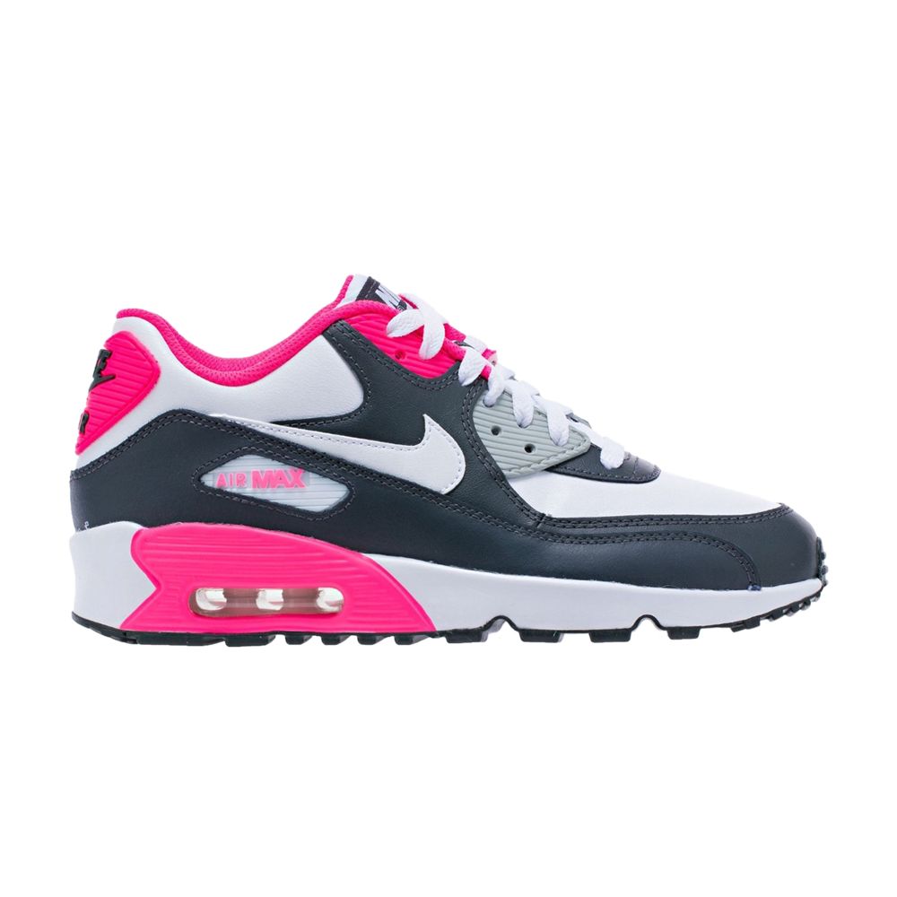 Nike Air Max 90 LTR GS 'Anthracite Hyper Pink' | Black | Kid's Size 12 - 833376-003