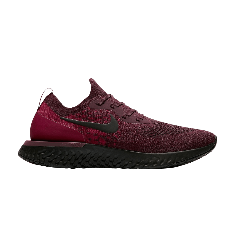 nike epic react flyknit maroon