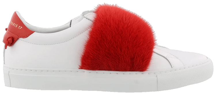 Givenchy Urban Street Low Fur Strap