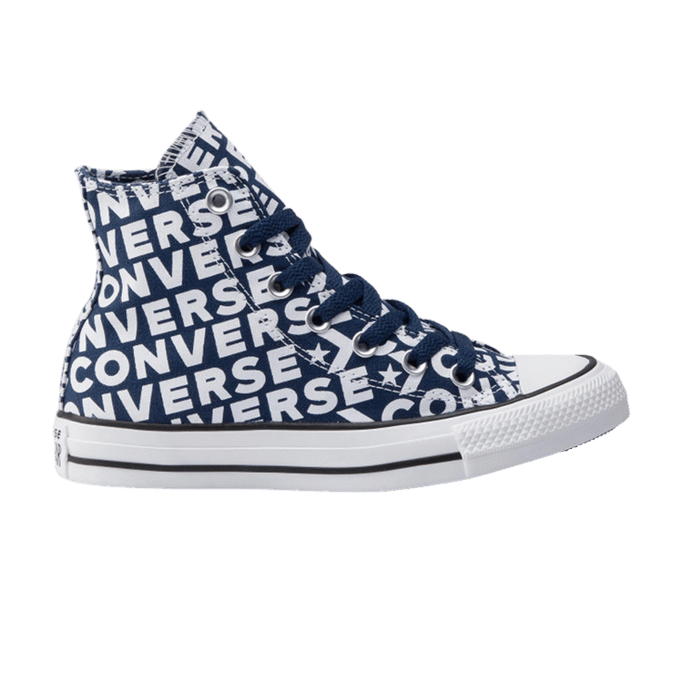 Converse Chuck Taylor All Star High Navy Wordmark 163952C US 6