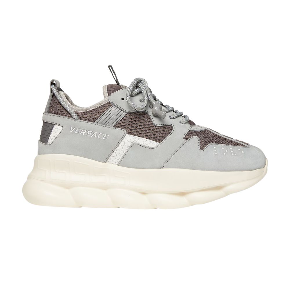 Pre-owned Versace Chain Reaction 2 'grey' | Men's Size 42.5 In Gray