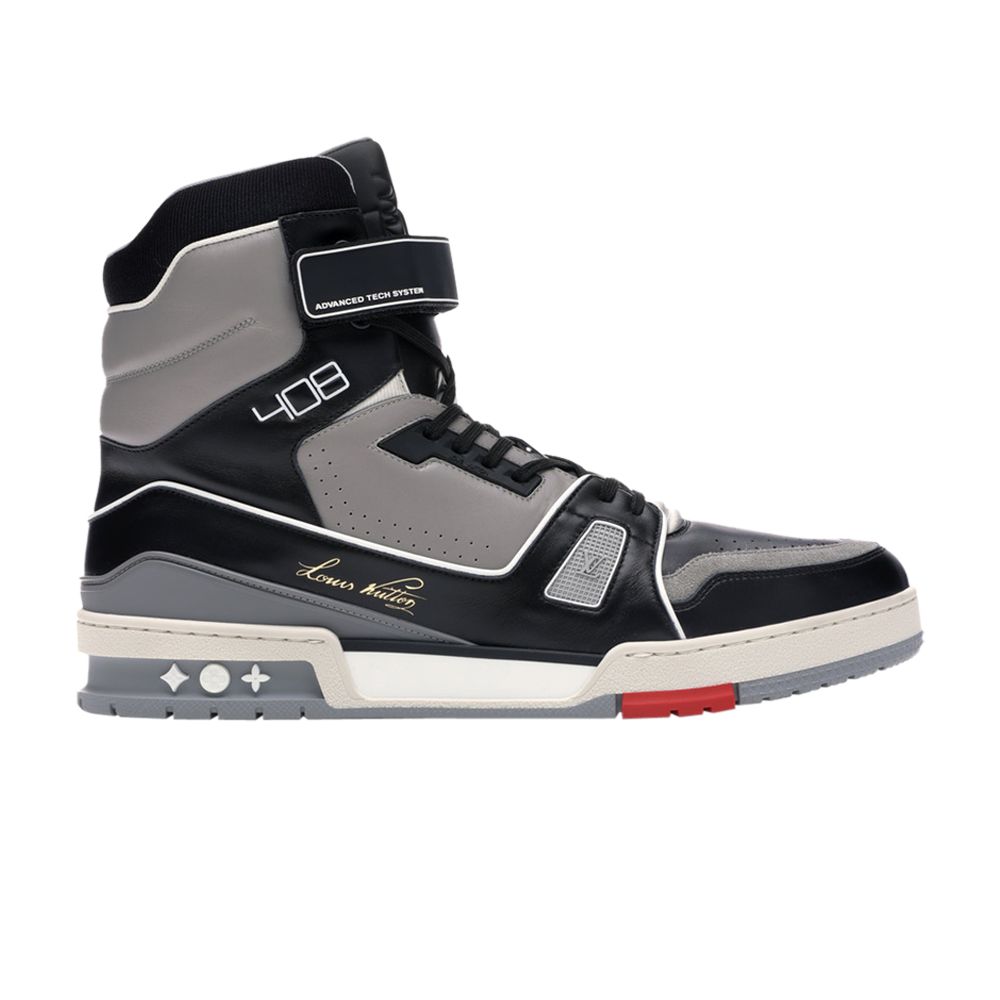 Pre-owned Louis Vuitton Trainer Sneaker Boot 'black Grey'