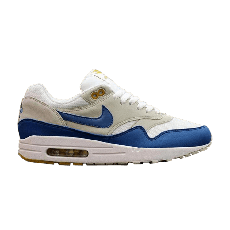 Air Max 1 Summit White/Shaded Blue/Sandtrap