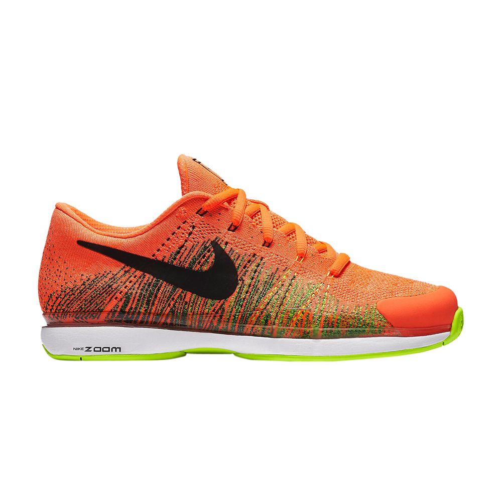 Zoom Vapor Flyknit 'Hyper Orange Volt' - 885725-800