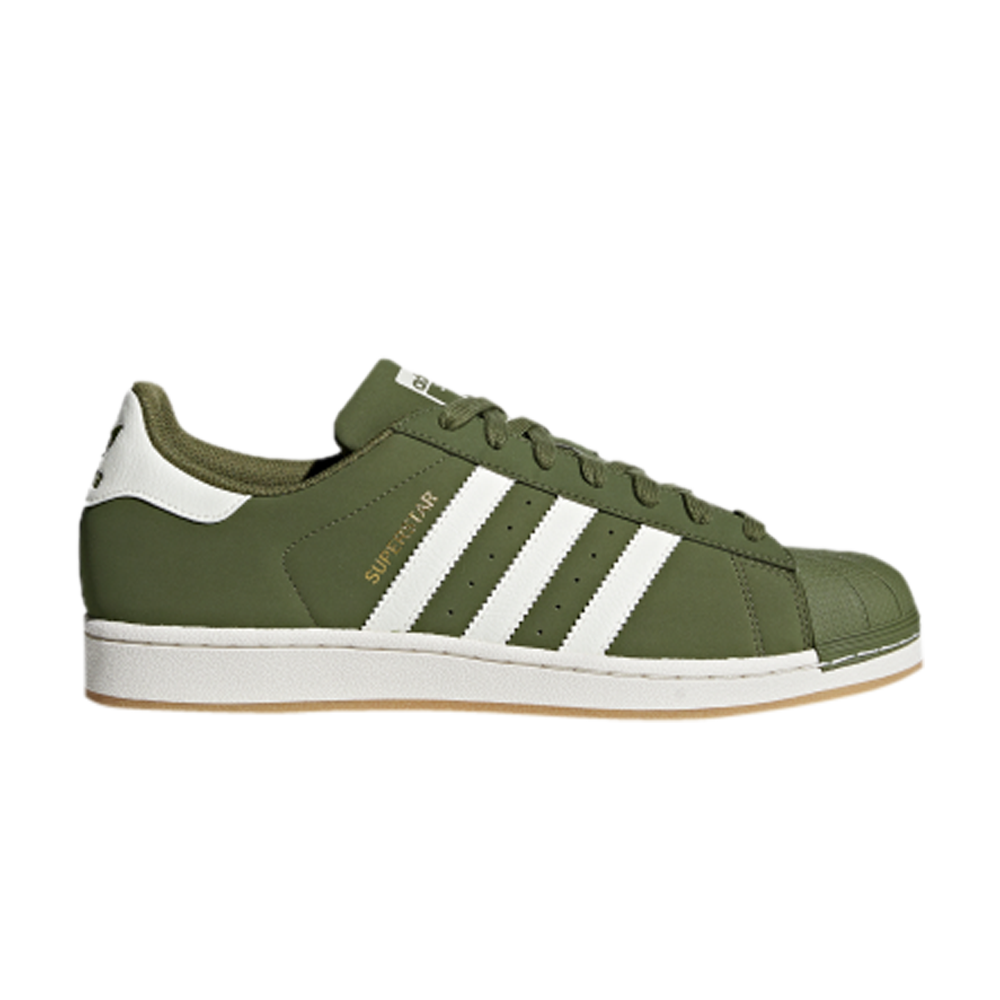 Pre-owned Adidas Originals Wmns Superstar 'olive Cargo' In Green