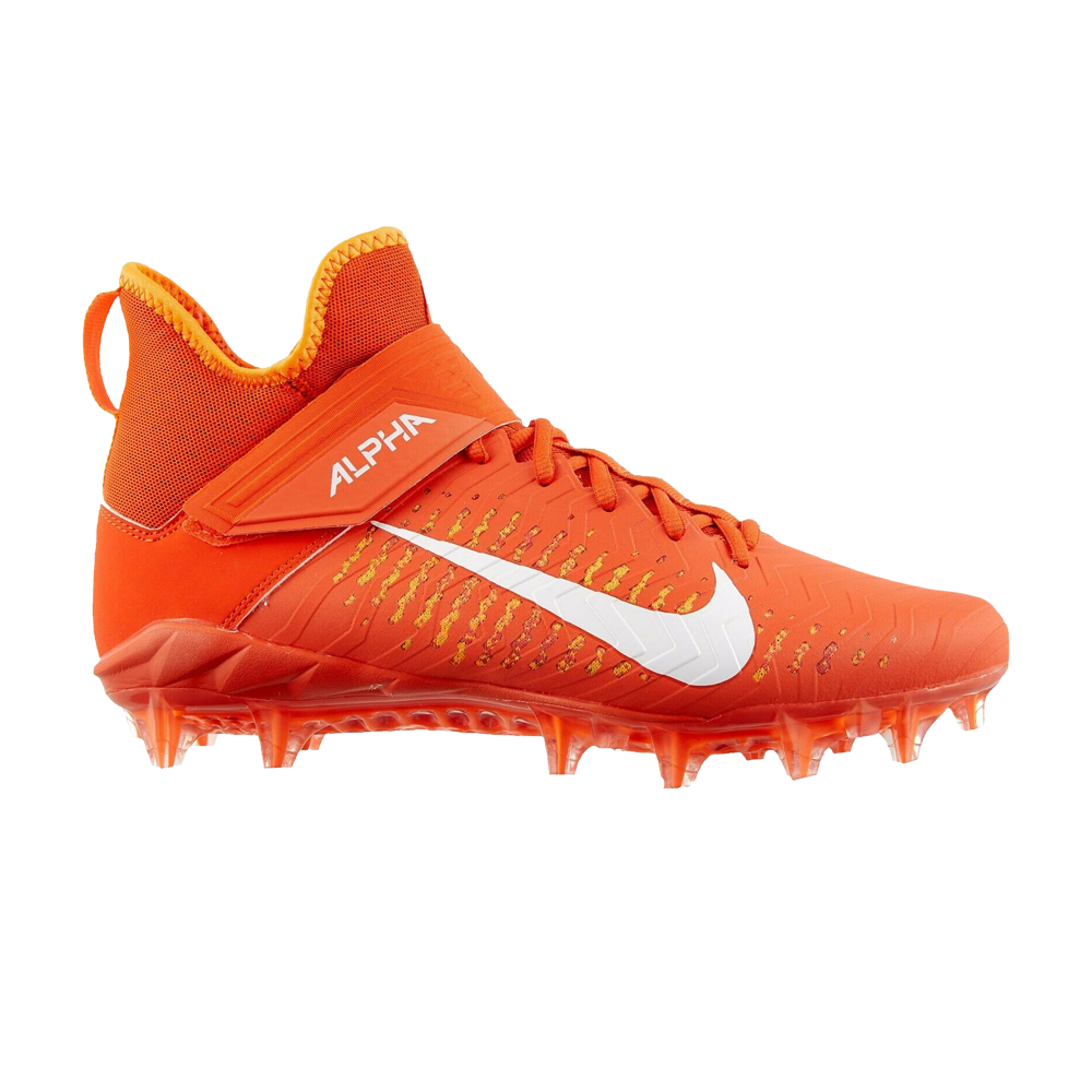 Pre-owned Nike Alpha Menace Pro 2 Mid In Orange