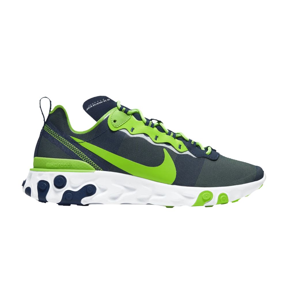 NFL x Nike React Element 55 'Seattle Seahawks' | Green | Men's Size 12 - CK4802-400