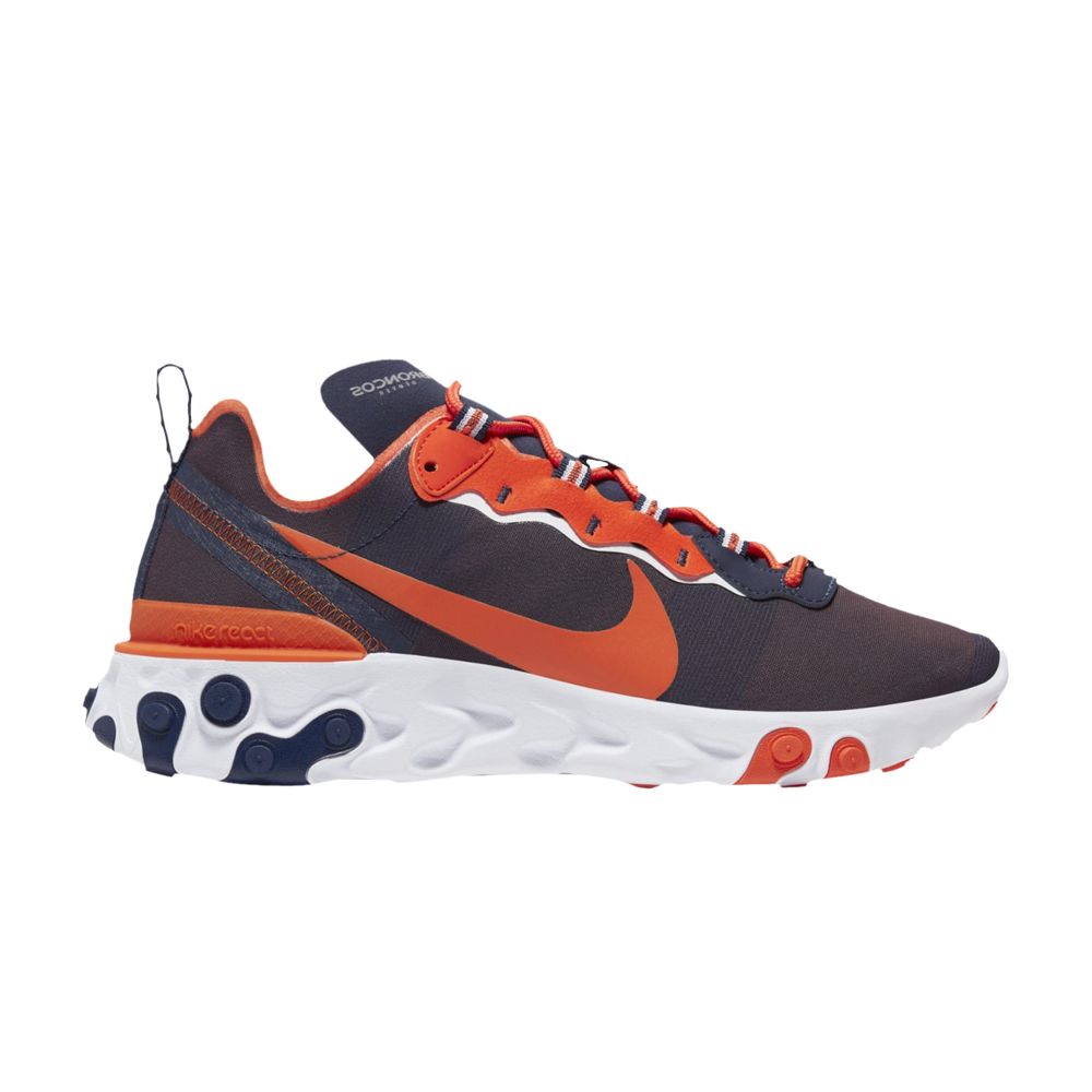 NFL x Nike React Element 55 'Denver Broncos' | Blue | Men's Size 10 - CK4869-400