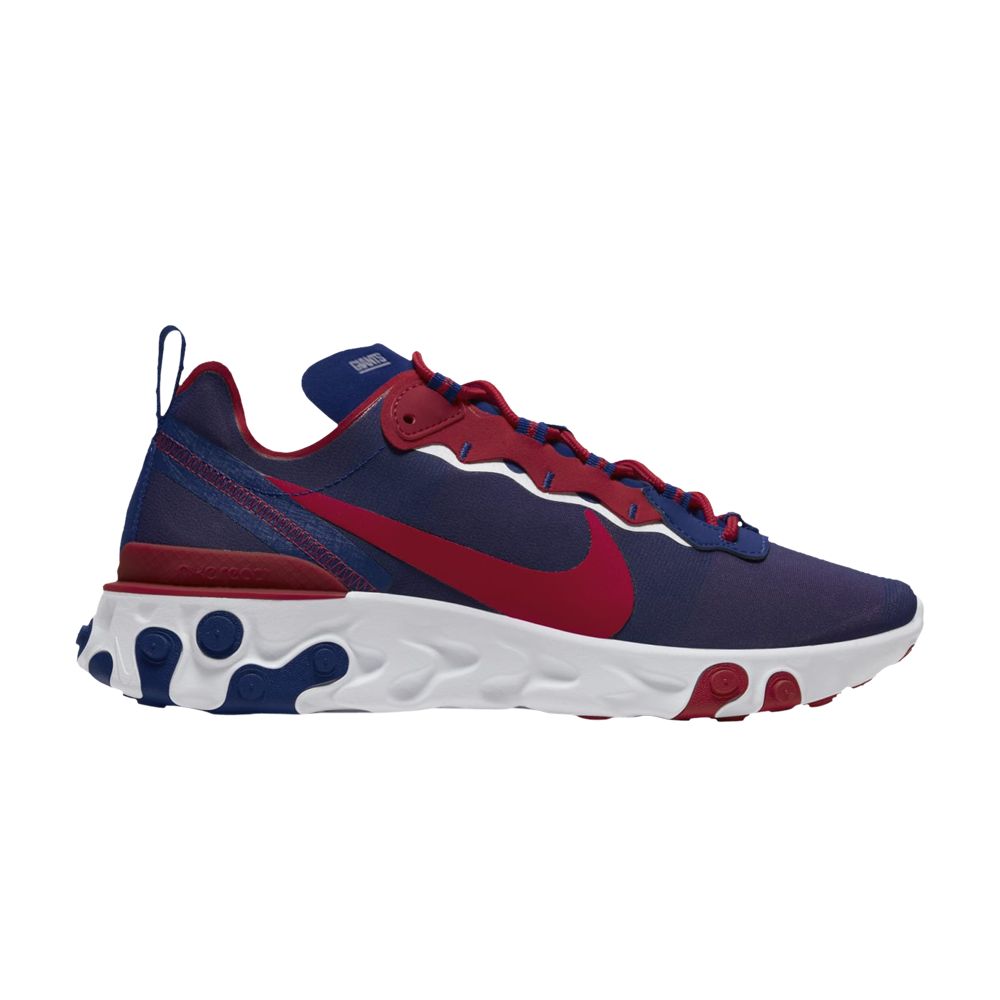 NFL x Nike React Element 55 'New York Giants' | Blue | Men's Size 13 - CK4876-400