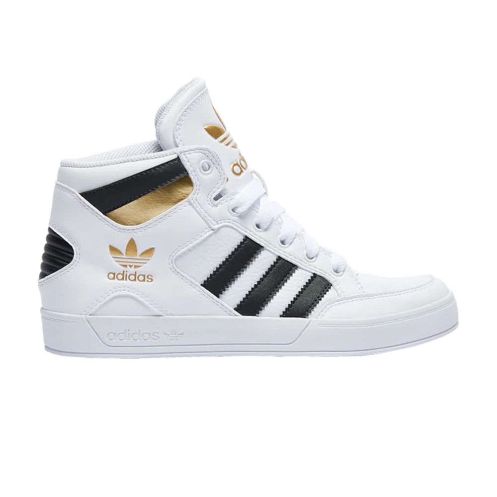 Pre-owned Adidas Originals Adidas Hard Court High J 'white Gold' | Kid's Size 4
