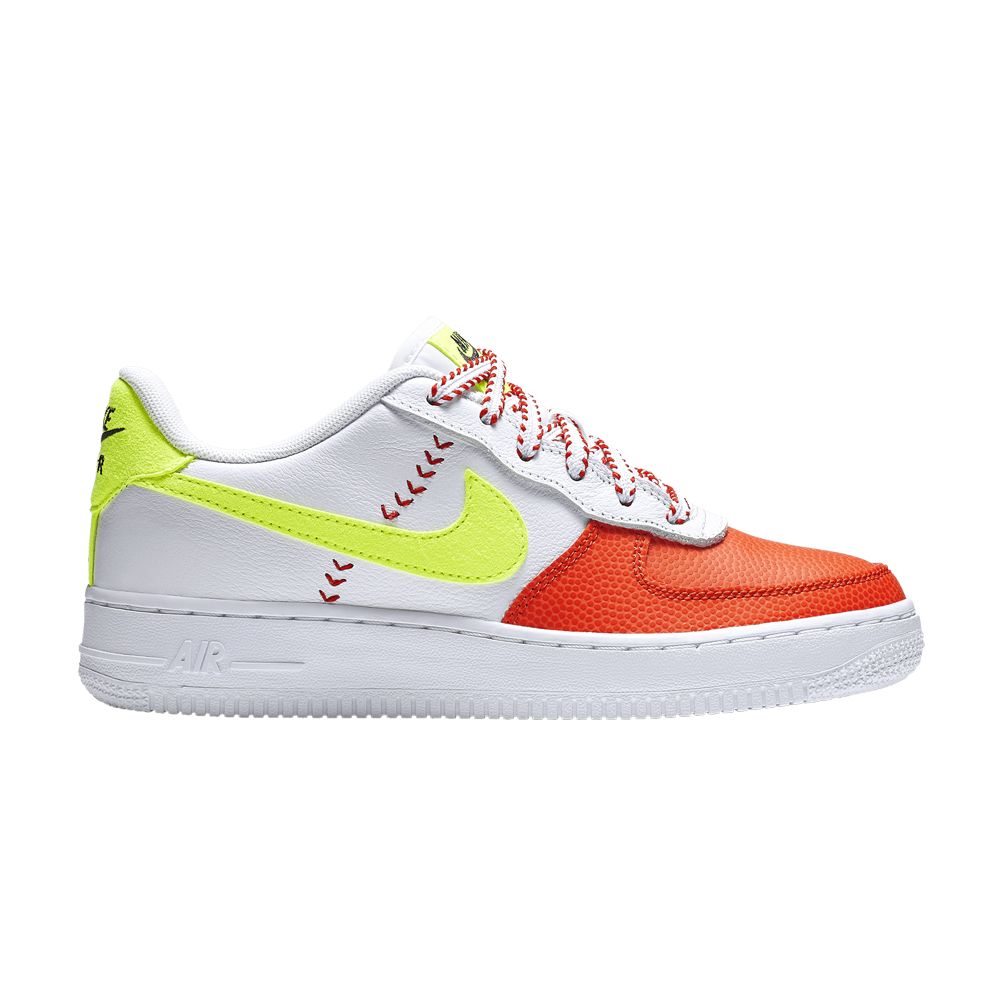 Pre-owned Nike Air Force 1 Lv8 Sprb Gs 'white Volt Orange' | Kid's Size 6.5