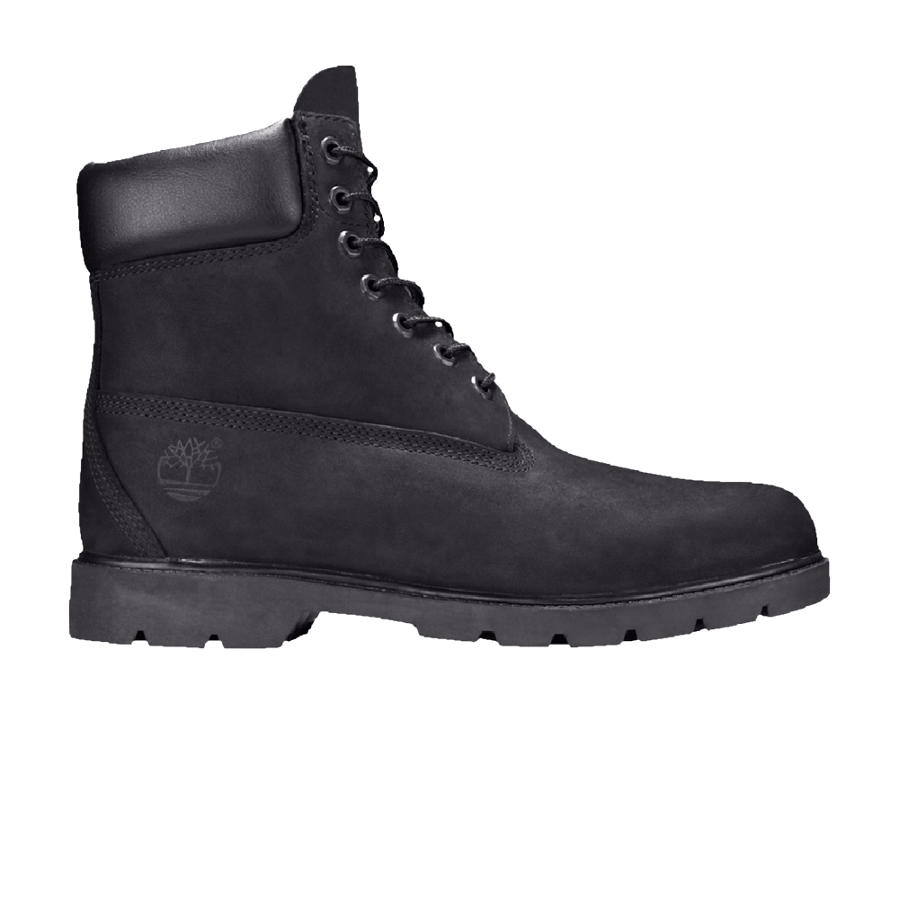 Pre-owned Timberland 6 Inch Basic Boot Wide 'black'