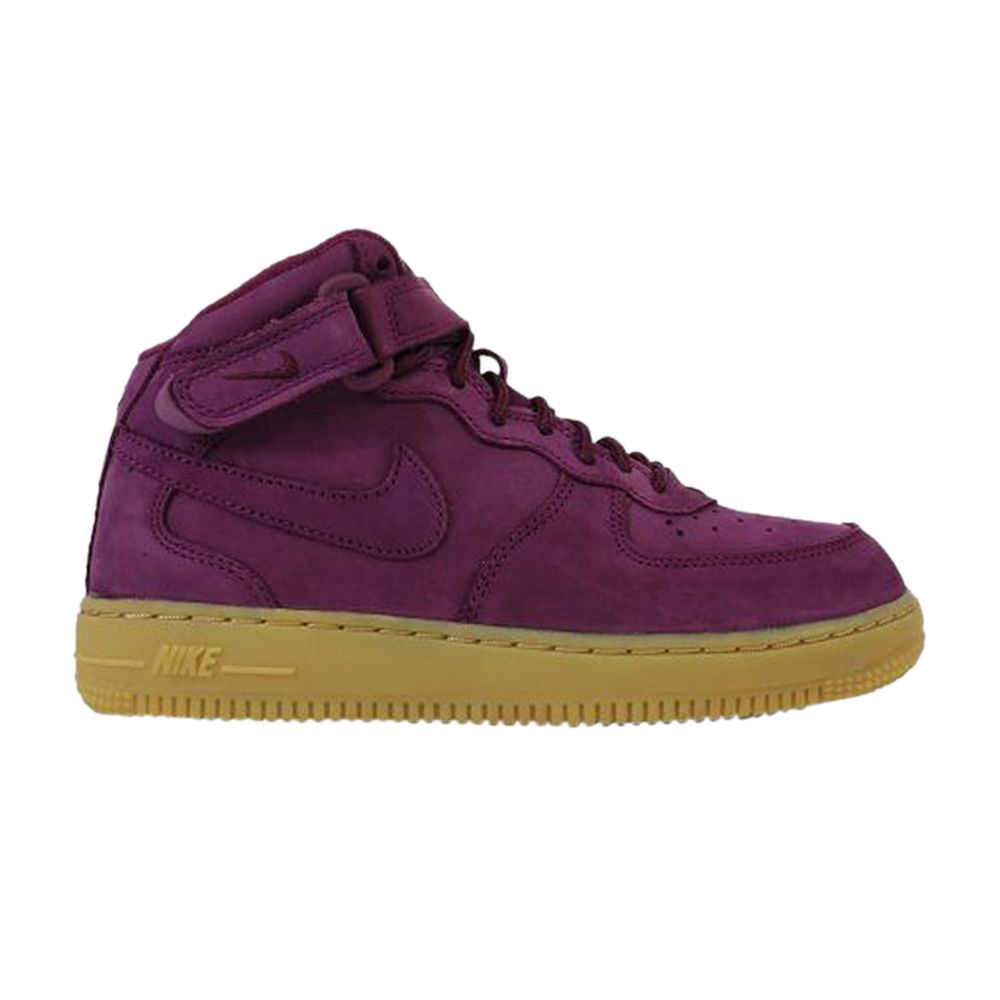 Pre-owned Nike Force 1 Mid Wb Ps 'bordeaux' | Red | Kid's Size 11.5