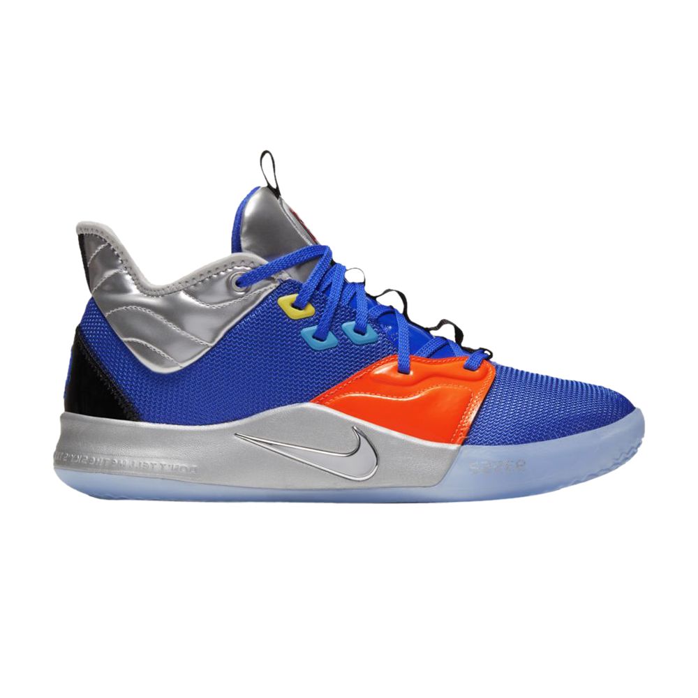 NASA x Nike PG 3 EP 'Clipper Blue' | Silver | Men's Size 8.5 - CI2667-400