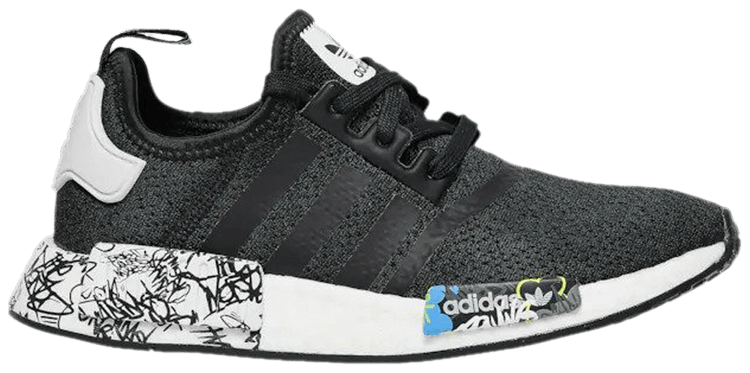 nmd r1 black graffiti