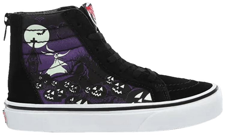 The Nightmare Before Christmas x Vans Sk8 Hi Kids Jacks Lament