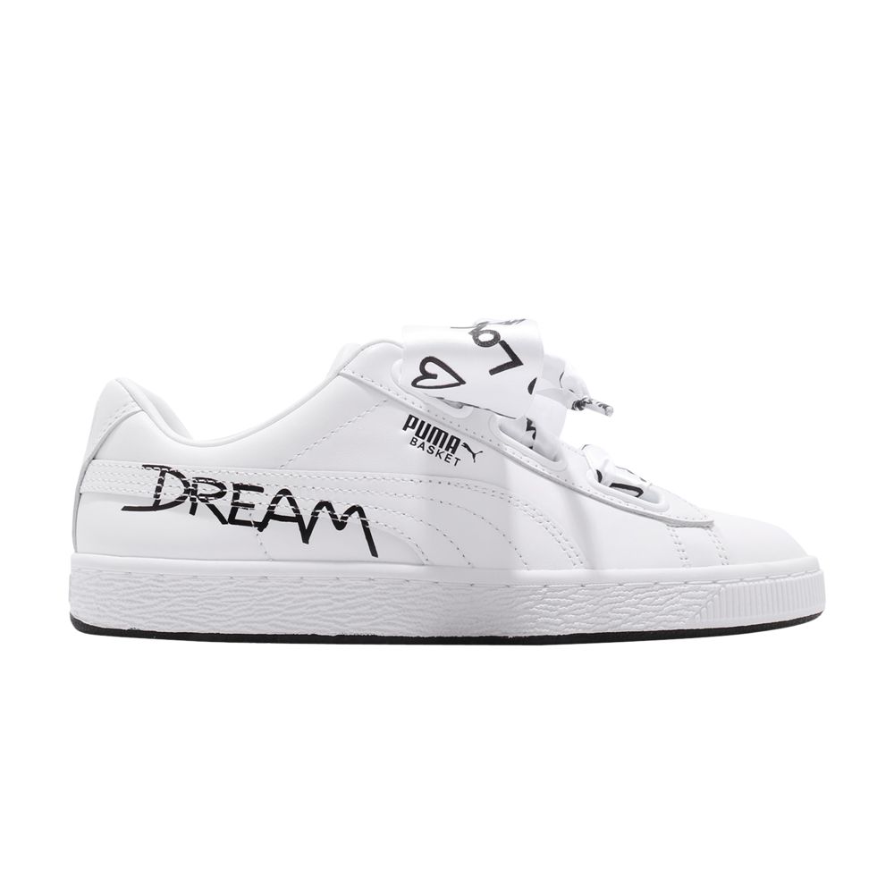 Puma Wmns Basket Heart 'HNDWRTTN' | White | Women's Size 7.5