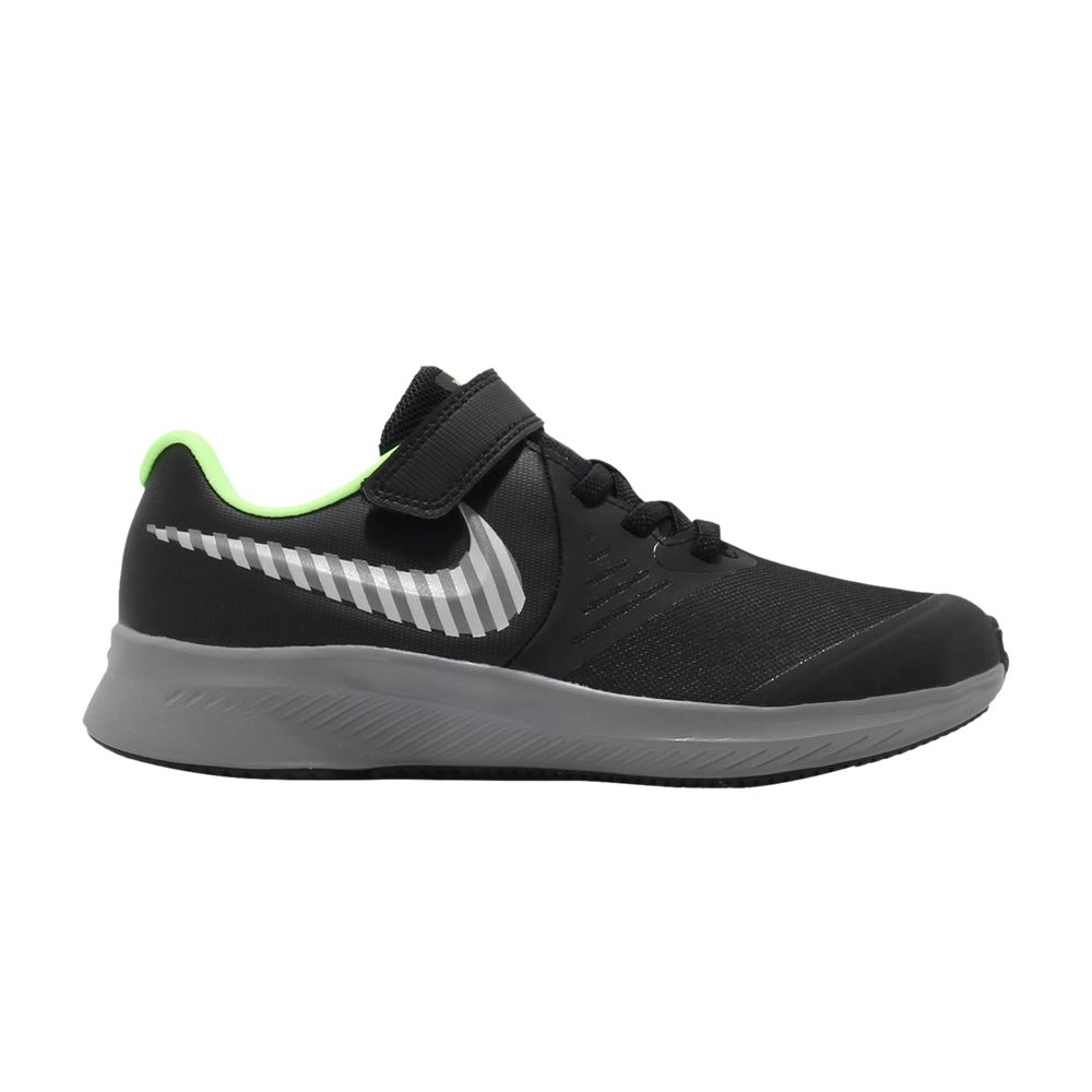 Pre-owned Nike Star Runner 2 Hz Psv 'gunsmoke' | Black | Kid's Size 11