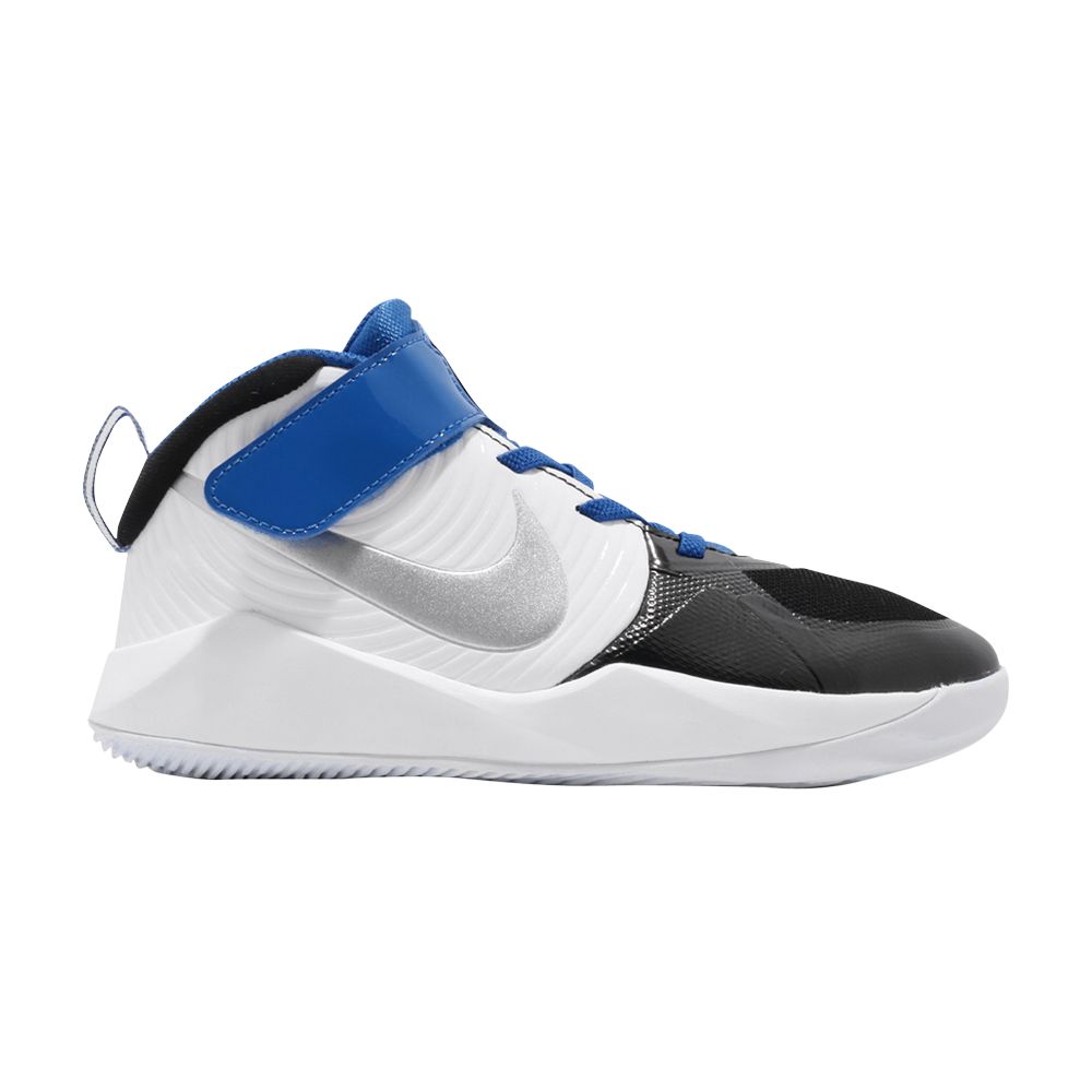 Nike Team Hustle D9 Auto PS 'Metallic Silver' | Black | Kid's Size 12