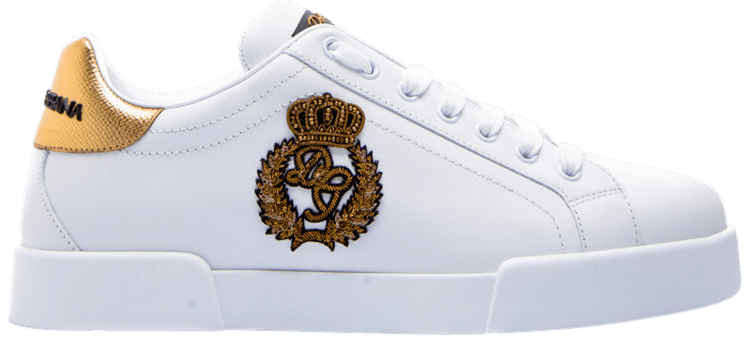 【関税&送料込】Dolce&Gabbana White Gold Portofino Sneakers Buy Dolce & Gabbana Portofino 'White Gold' 2018 - CS1538