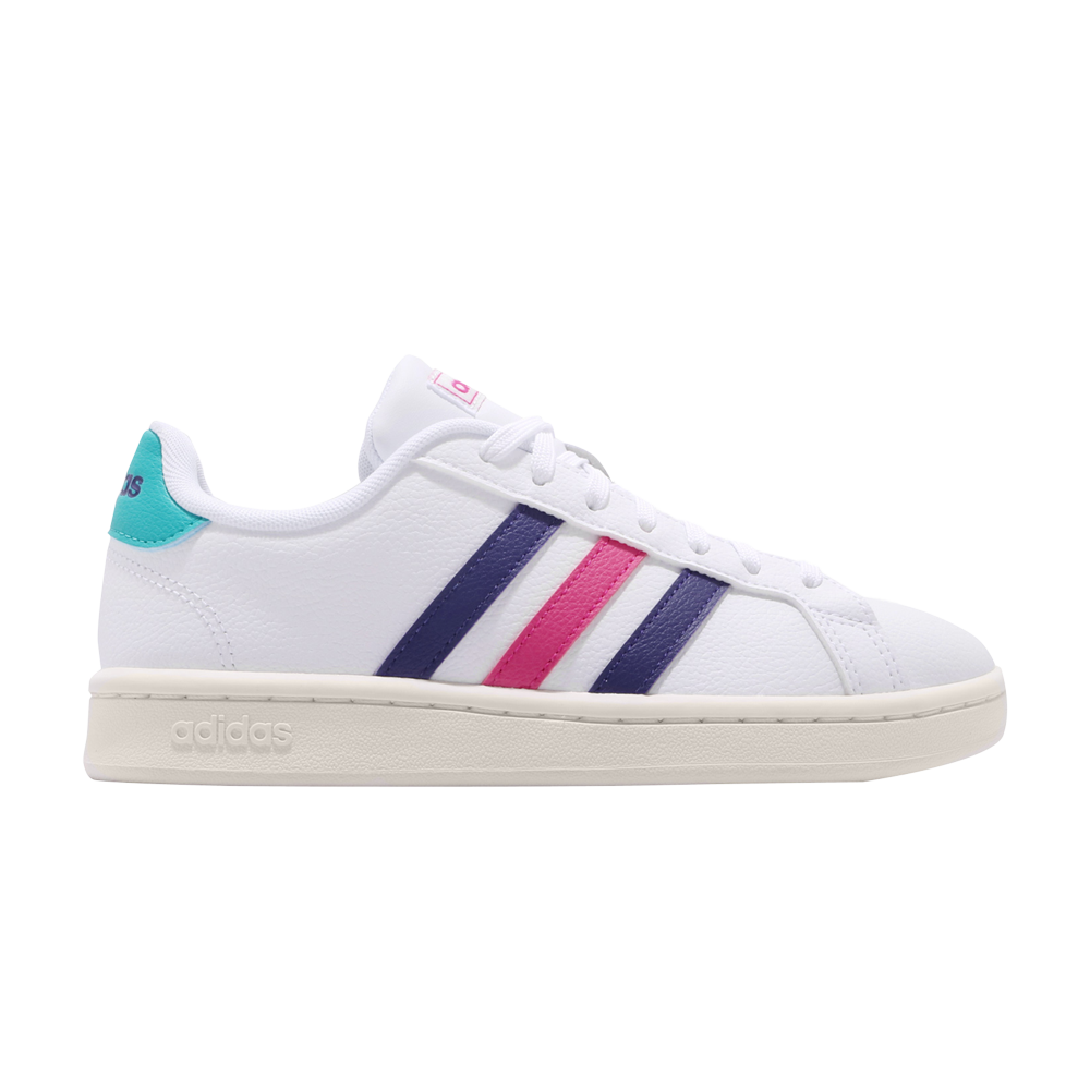 Pre-owned Adidas Originals Wmns Grand Court 'energy Ink' In White