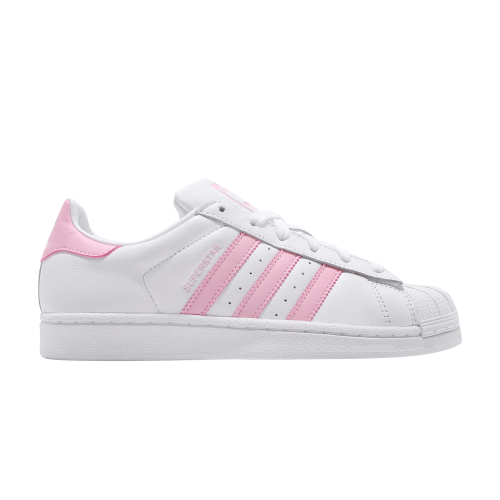 Pre-owned Adidas Originals Wmns Superstar 'true Pink' In White