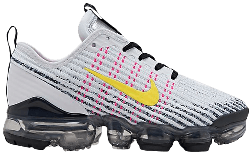white and yellow vapormax