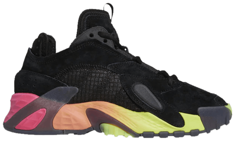 Adidas Streetball J Black Yellow Pink