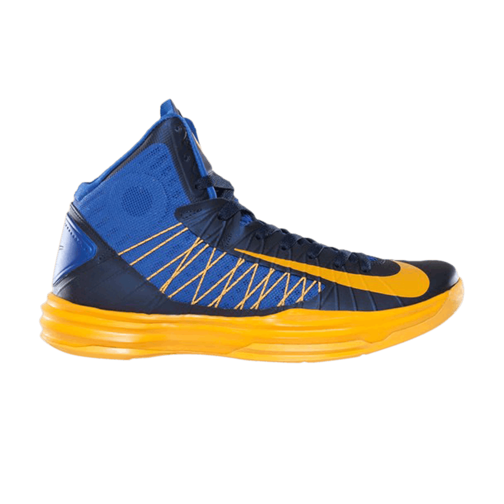 Blue and gold hyperdunks clearance