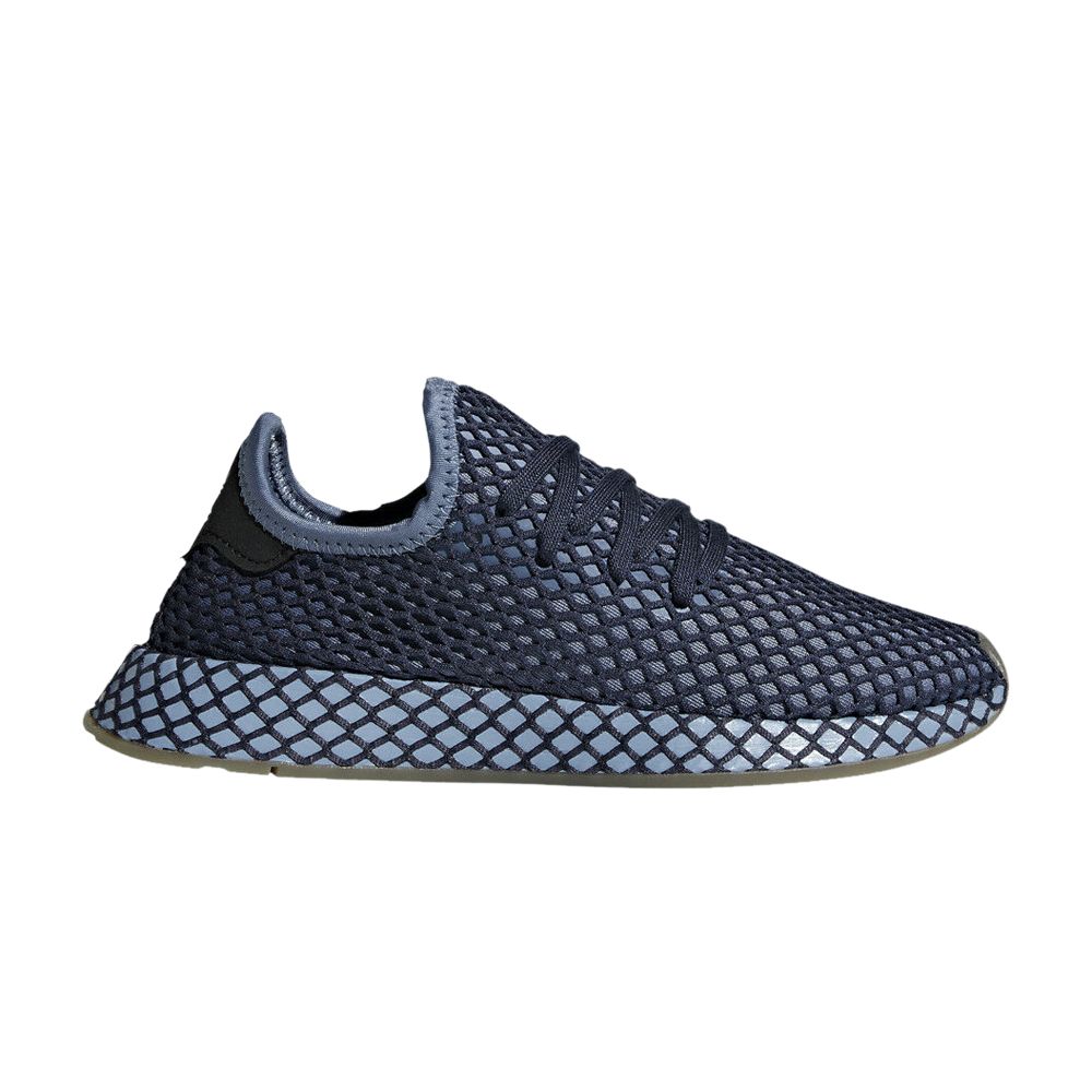Pre-owned Adidas Originals Adidas Deerupt Runner J 'steel' | Grey | Kid's Size 4.5