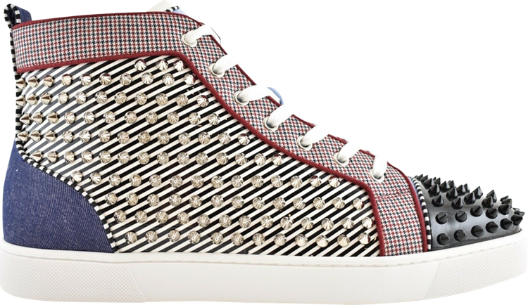 Christian Louboutin Louis Spikes Flat Sneakers at 1stDibs