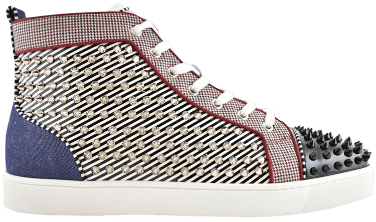 Christian Louboutin Louis Spikes Flat Sneakers at 1stDibs