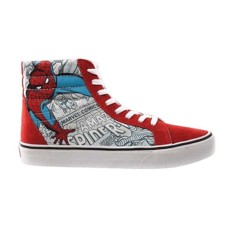 Buy Marvel x Sk8 Hi Reissue Spiderman VN 0QG29H8 GOAT