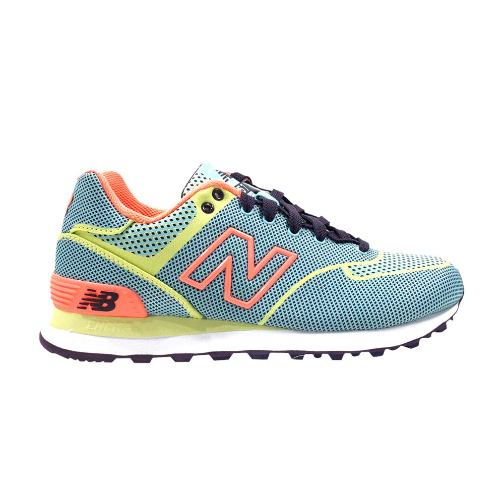 Pre-owned New Balance Wmns 574 Woven 'teal' | Green | Women's Size 5.5