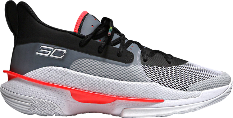 UNDER ARMOR CURRY 7 *UNDERRATED TOUR* RED 3021258-605 SIZE 11 NEW