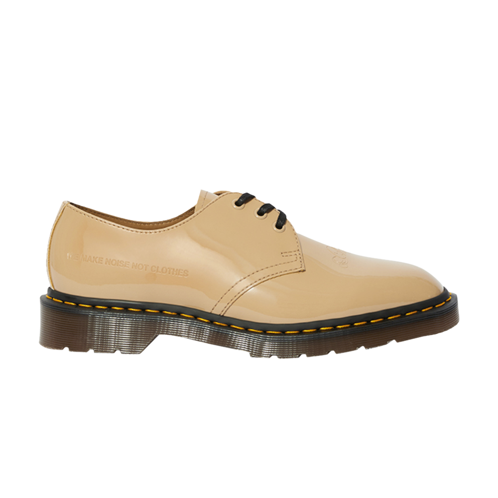 Pre-owned Dr. Martens Undercover X 1461 Patent Leather 'beige' In Tan