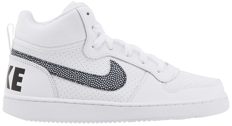 Nike Court Borough Mid GS White Black