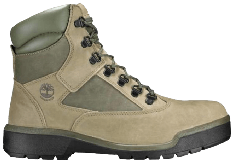 Timberland 6 Inch Leather Beige Green
