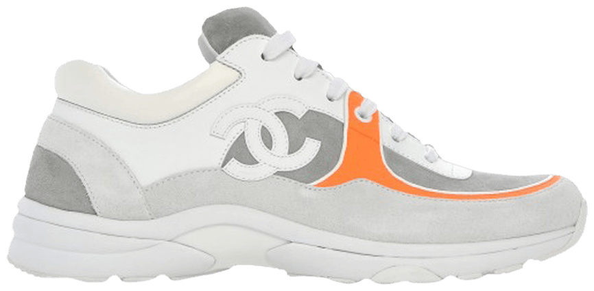 Buy Chanel Sneaker 'White Fluo Orange' G33745 Y52844 K0735 GOAT