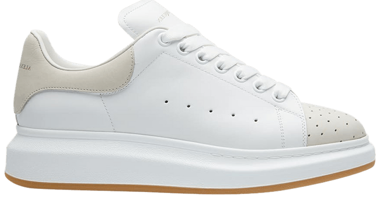 Alexander McQueen Oversized Sneaker White Sabbia
