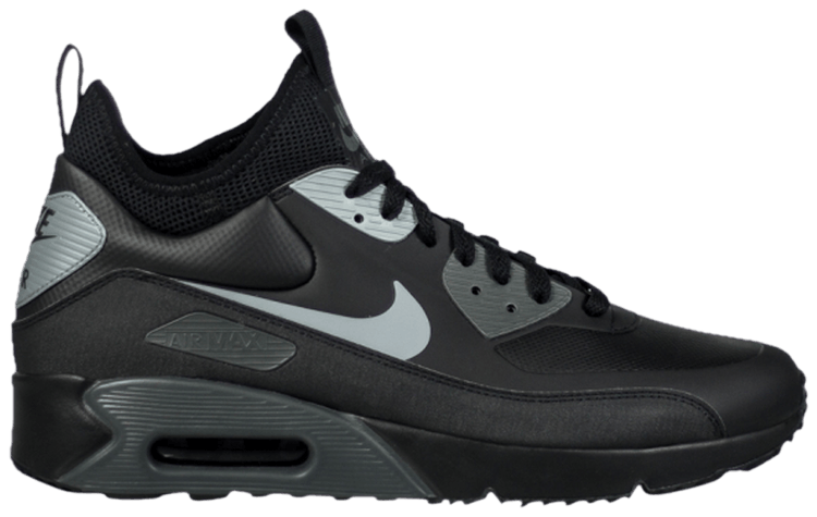 Buy Air Max 90 Mid Winter 'Black Cool Grey' - 924458 002 | GOAT