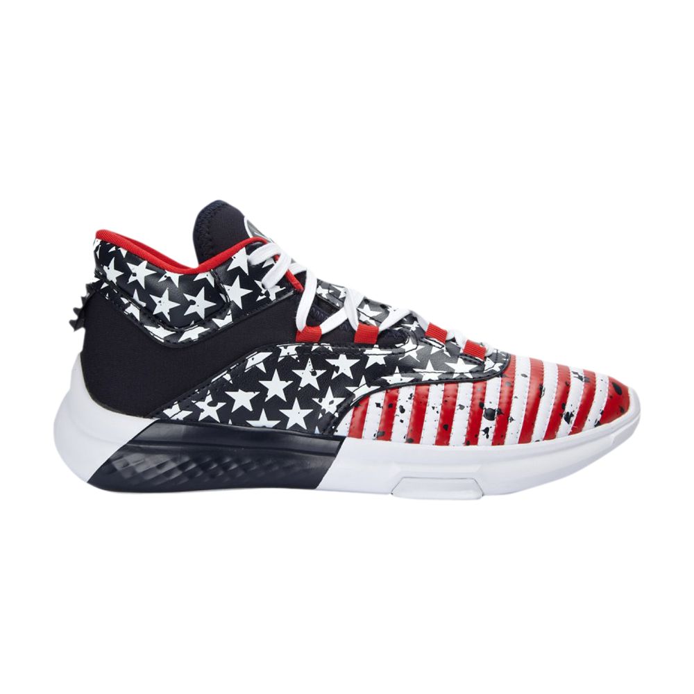 Pre-owned Li-ning Way Of Wade 2016 'captain America' In Multi-color