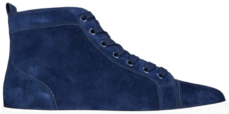 Christian Louboutin Louis Flat Velvet Marine