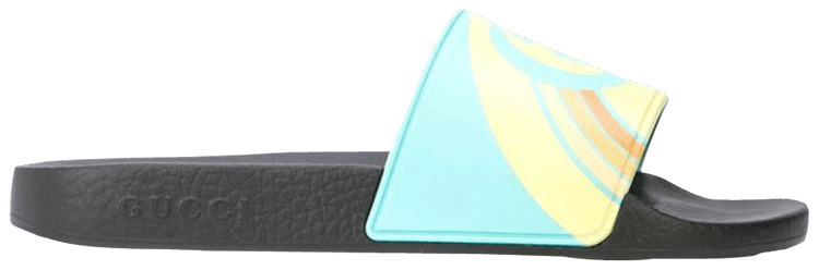 Gucci Pursuit Slide Aquamarine