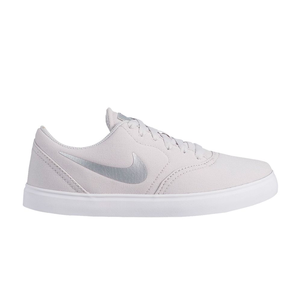 Pre-owned Nike Check Canvas Ess Gs 'vast Grey' | Kid's Size 3.5