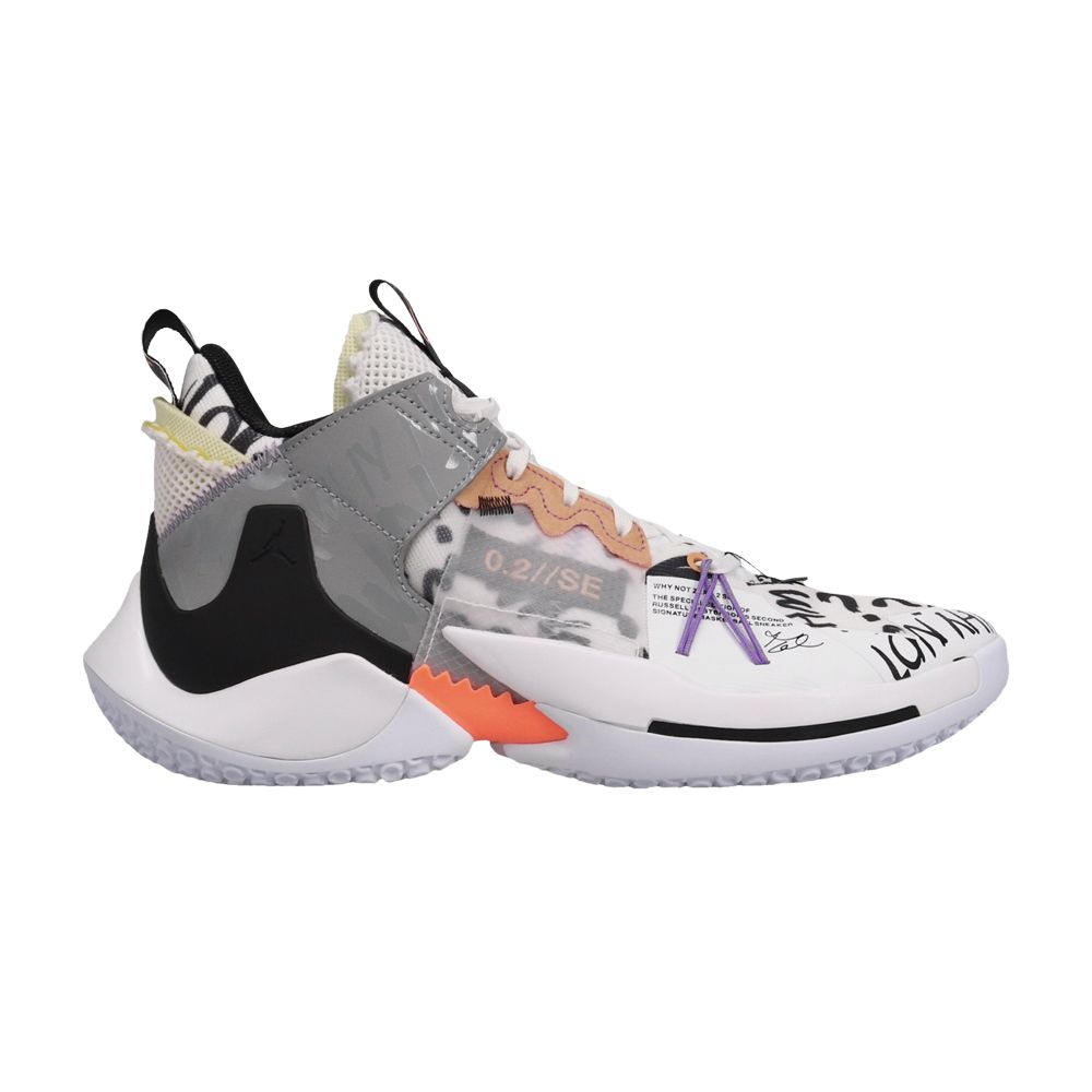 Jordan Why Not Zer0.2 SE PF 'Orange Pulse' | White | Men's Size 10.5